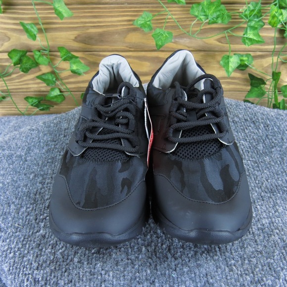 Zara Women's  Sneaker Black Synthetic‎ Sz 8 Medium Gently Used 2025 - Picture 2 of 6